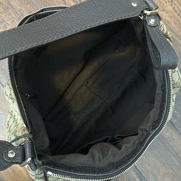 Gucci Monogram Canvas Sukey Hobo Bag + Gucci Original GG Wallet - AUTHENTIC - Picture 14 of 16